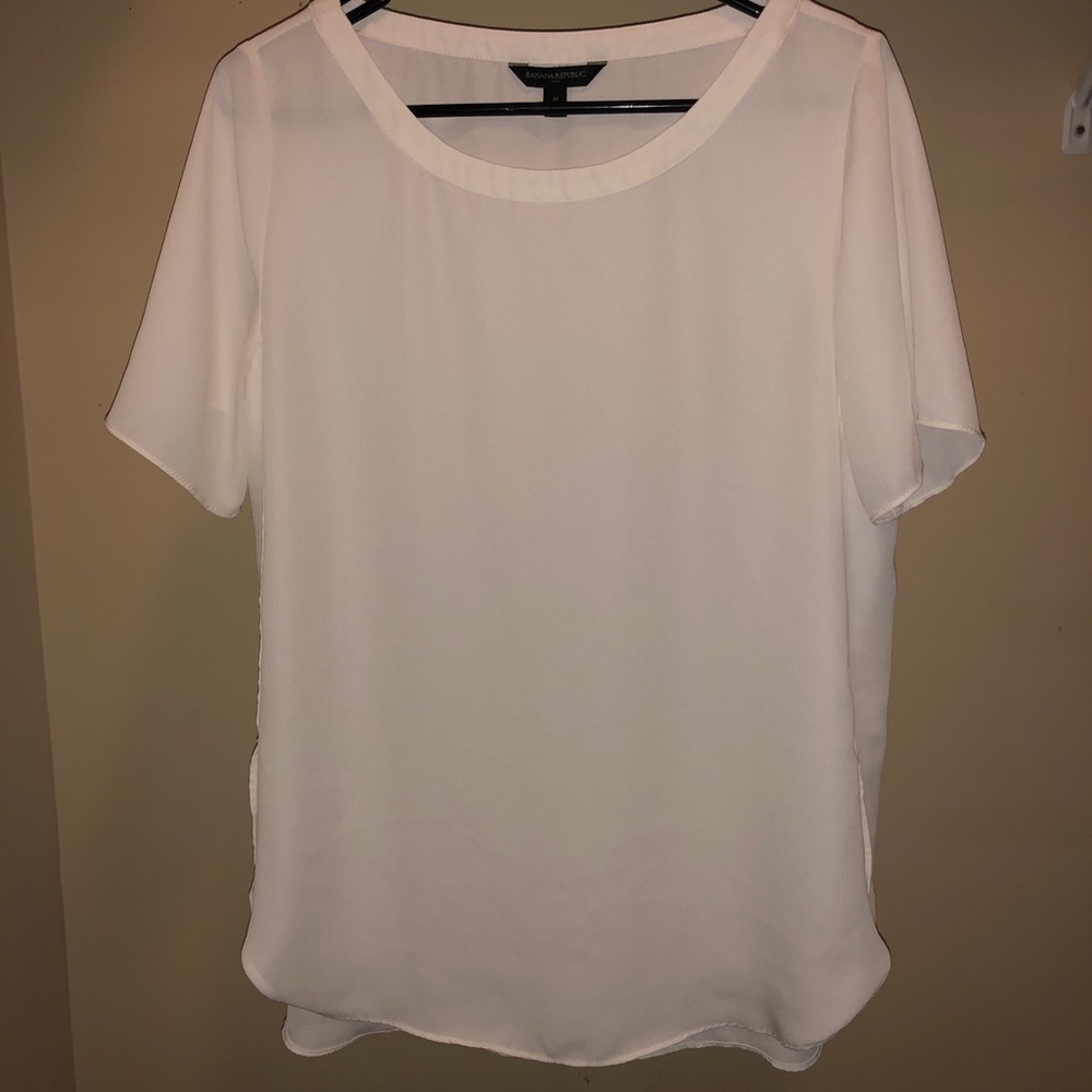 Sheer Banana Republic Blouse